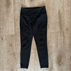 DSG women’s athletic Black athleisure Leggings perforated legs size Medium